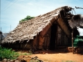 Die Hütte von Mubeebtaj und ihrer Familie